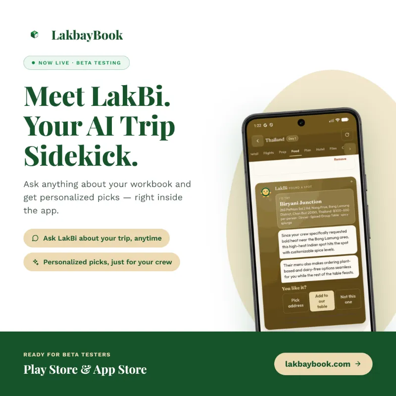 Meet LakBi, your AI trip sidekick