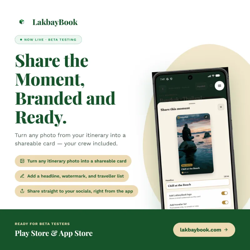 Share the moment, branded and ready